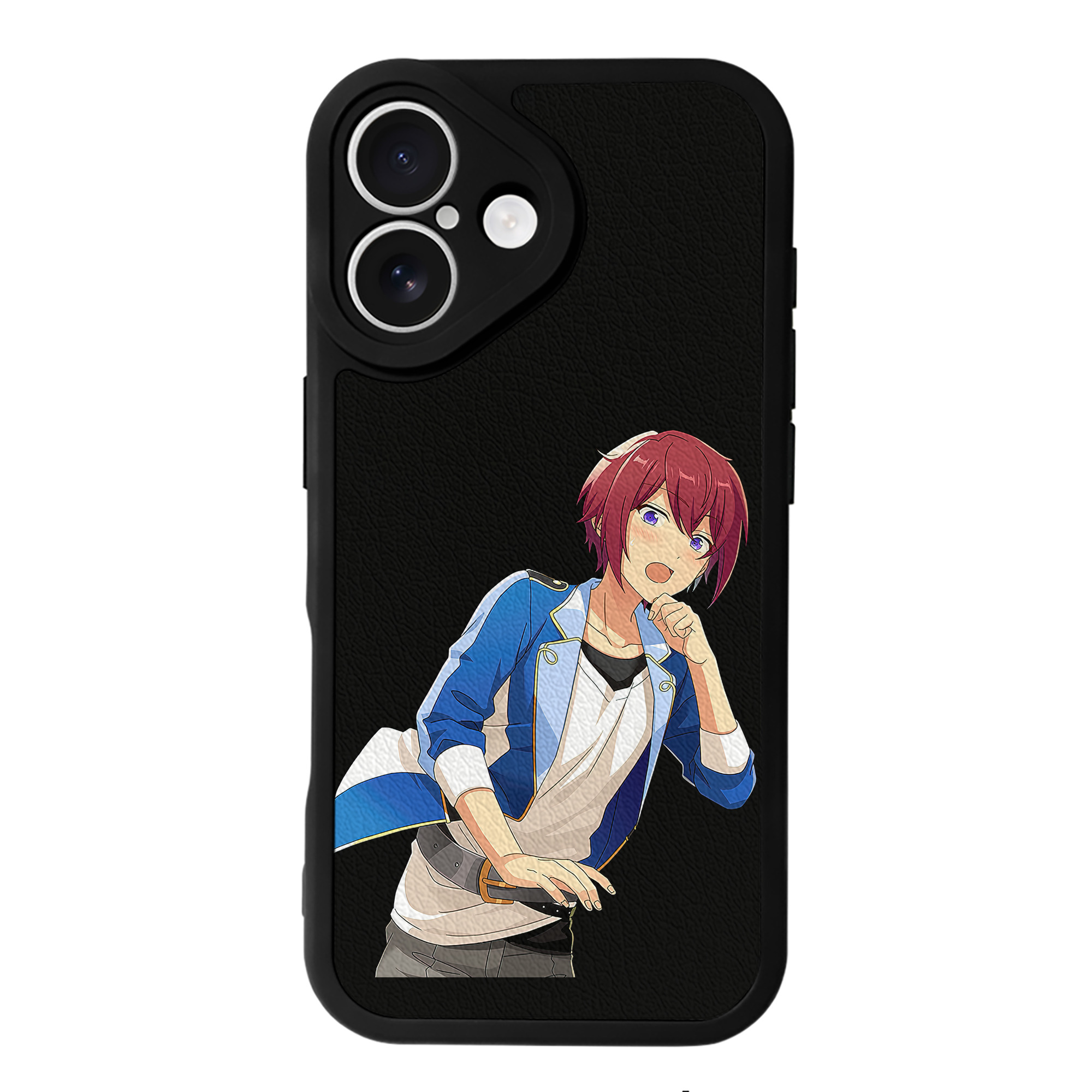 （画像用） あんさんぶるスターズ! Ensemble Stars 【iPhone 16シリーズ対応】シリコンスマホケース（レザー調） 材質：シリコン